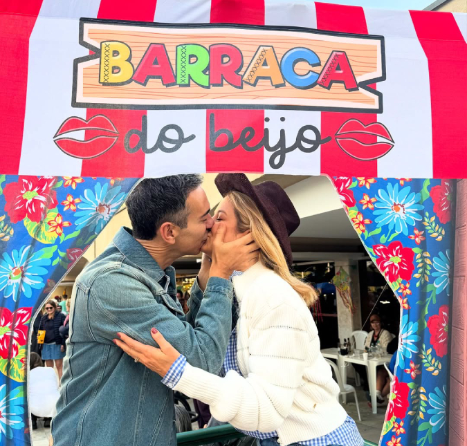 César Tralli encanta seguidores com foto beijando Ticiane Pinheiro