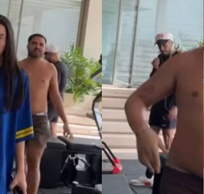 Após separação, Zé Felipe aparece treinando com Virginia Fonseca, Lucas Guedez e Rafa Uccmann