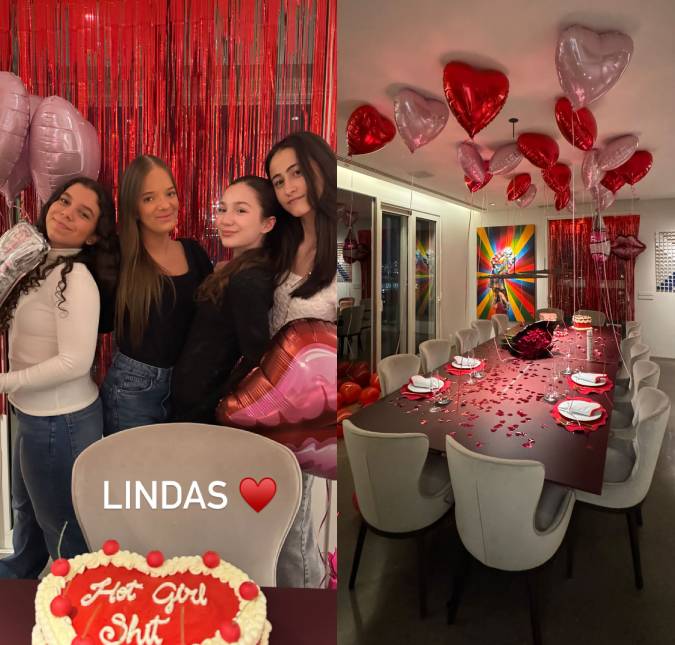 Solteira, Rafa Justus celebra Dia dos Namorados em jantar com amigas