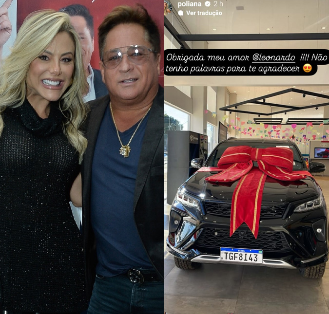 Leonardo presenteia Poliana Rocha com carro de luxo avaliado em 460 mil reais