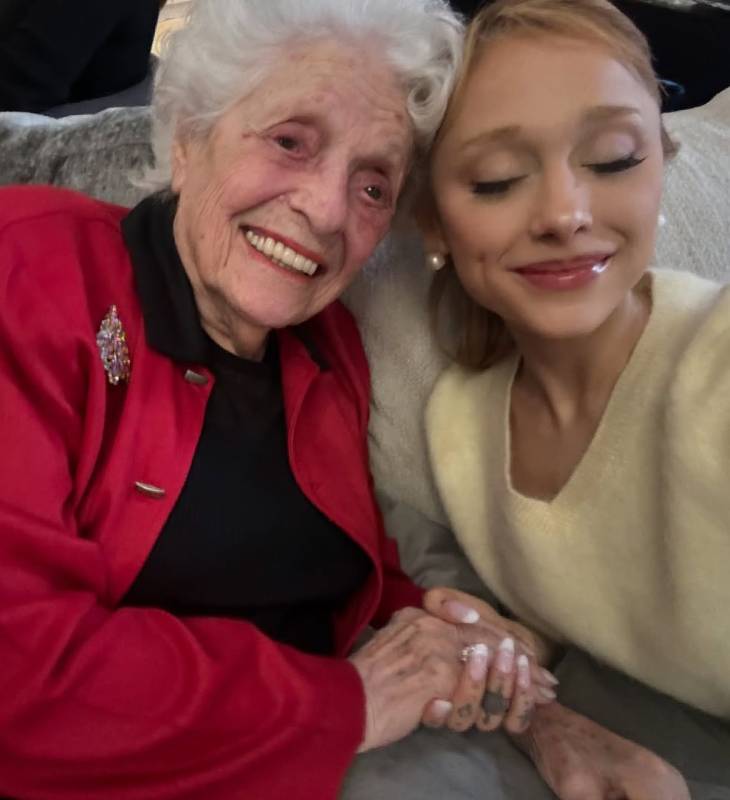 Marjorie Grande, avó de Ariana Grande, morre aos 99 anos de idade