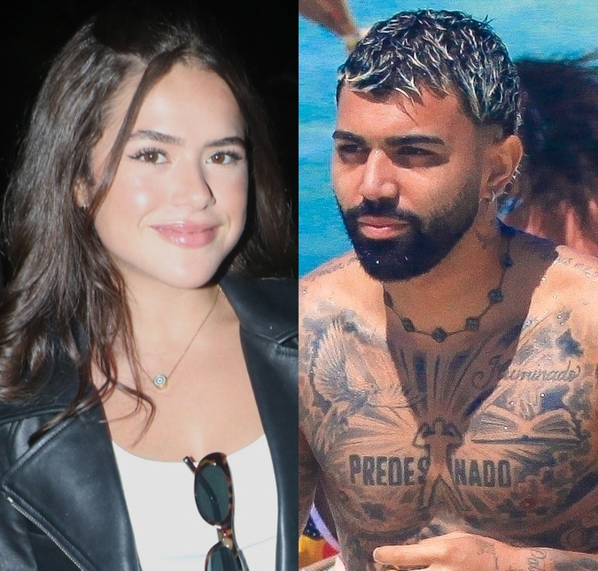 Maísa Silva e Gabigol são flagrados deixando festa no Rio de Janeiro