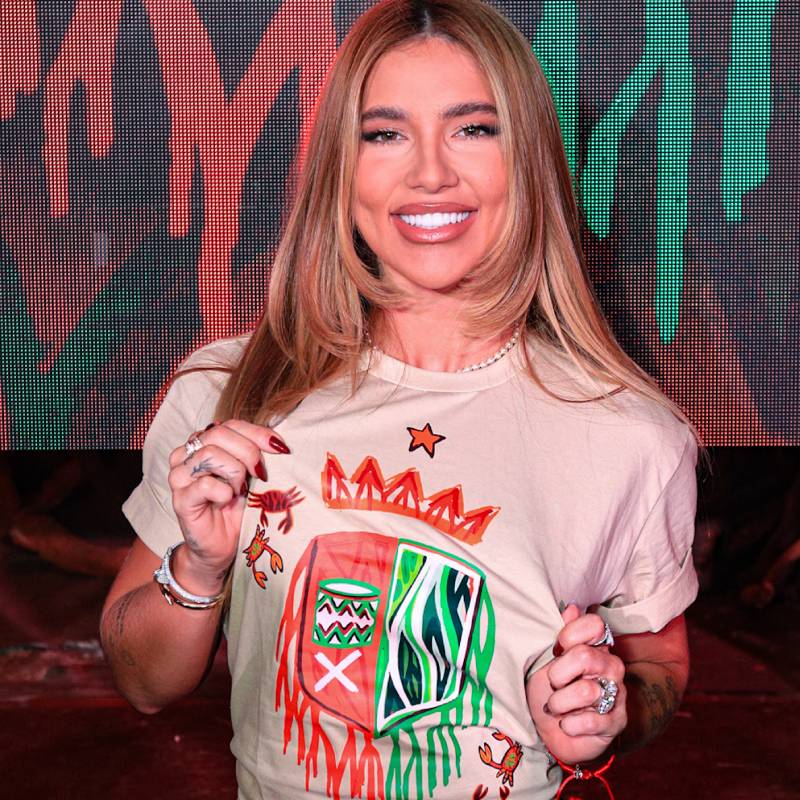 Virginia Fonseca marca presença no lançamento do enredo da <I>Grande Rio</i>