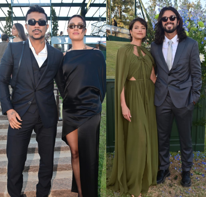 Xamã e Sophie Charlotte, Agatha Moreira e Rodrigo Simas... Confira os <I>looks</I> dos famosos no segundo casamento de Giovanna Lancellotti e Gabriel David