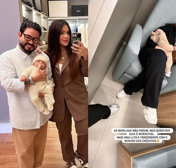 Yudi Tamashiro e Mila Braga revelam que filho recém-nascido passará por cirurgia: <i>Nosso coração está apertado</i>