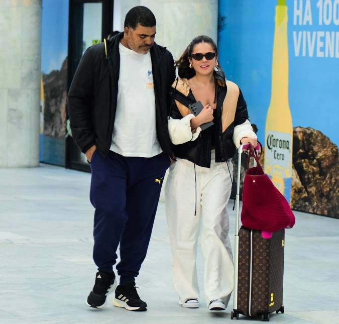 Maisa Silva desembarca em aeroporto com mala de quase 24 mil reais; veja fotos