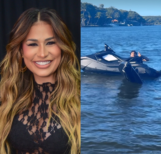 Nattan passa por perrengue com moto aquática e é resgatado por Simone Mendes: <i>Se lascou todinho na água</i>