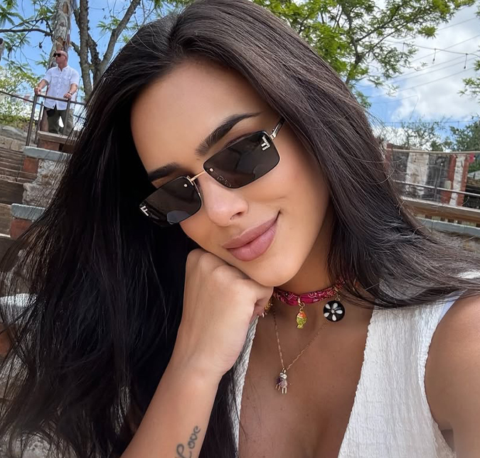 Bruna Biancardi posta clique encantador com Mel, sua segunda filha com Neymar Jr.: <i>Pacotinho</i>