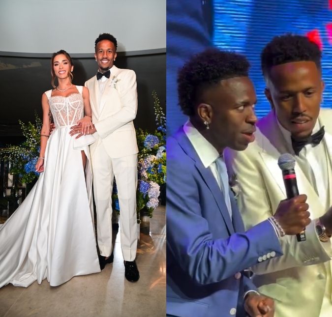 Presença dos filhos, <i>show</i> de grandes artistas, diversão... Saiba o que rolou no casamento de Éder Militão e Tainá Castro
