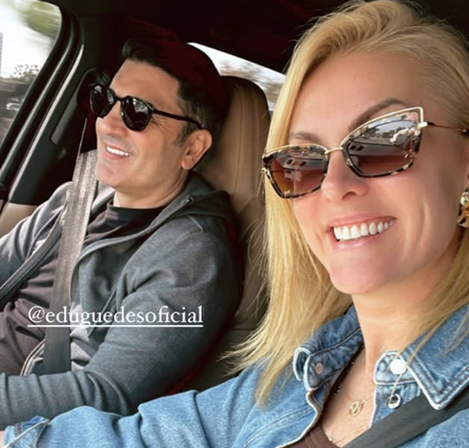 Ana Hickmann posta novo clique ao lado do amado, o apresentador e <i>chef</i> Edu Guedes
