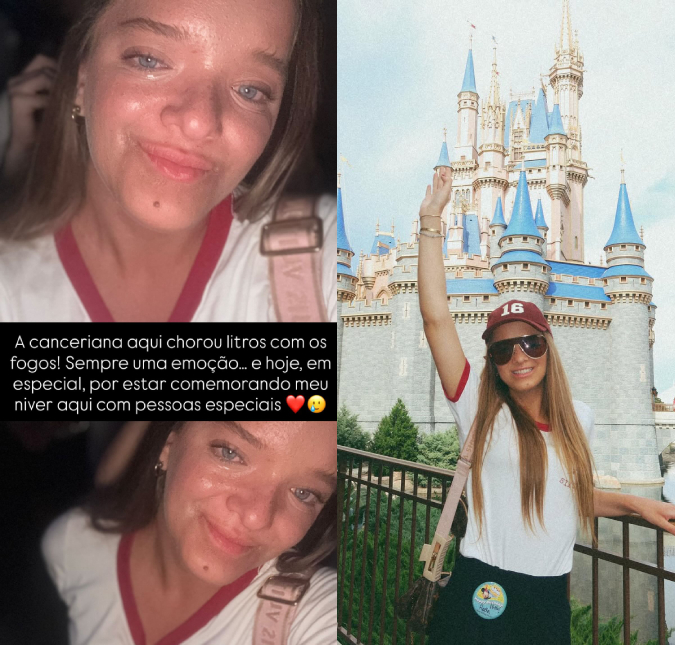 Rafaella Justus se emociona após passar aniversário de 16 anos de idade na <I>Disney</i>