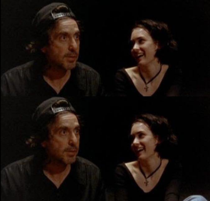 Winona Ryder revela que se apaixonou por Al Pacino durante filme, mas levou fora, entenda Os artistas trabalharam juntos pela primeira vez no longa metragem Ricardo III Um Ensaio