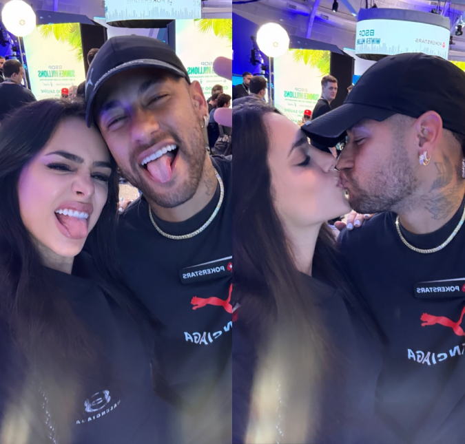Neymar Jr. e Bruna Biancardi curtem primeiro vale <I>night</i> desde o nascimento de Mel. Confira os melhores momentos entre eles