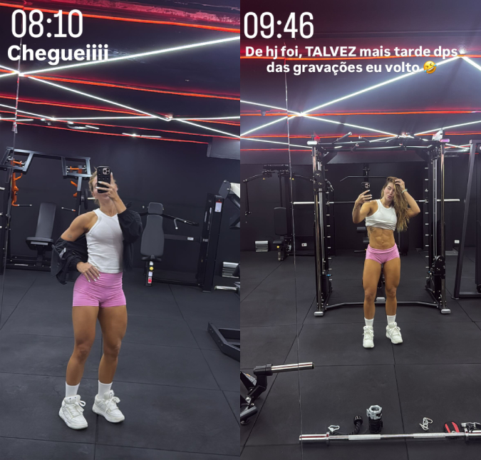 Virginia Fonseca mostra treino e exibe <i>shape</i>: <i>Pernitchas estão vindo aí</i>