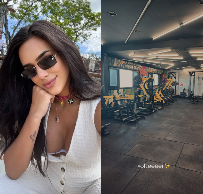 Bruna Biancardi volta aos treinos após nascimento da segunda filha, Mel