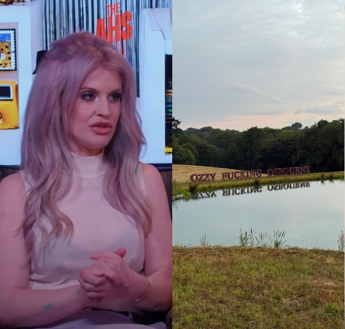 Kelly Osbourne faz homenagem com arranjos de flores para o pai, Ozzy Osbourne