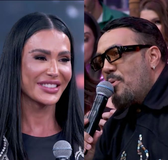Belo comenta participação de Gracyanne Barbosa no <i>Dança dos Famosos</i> e brinca: <i>- Ela está treinada</i>