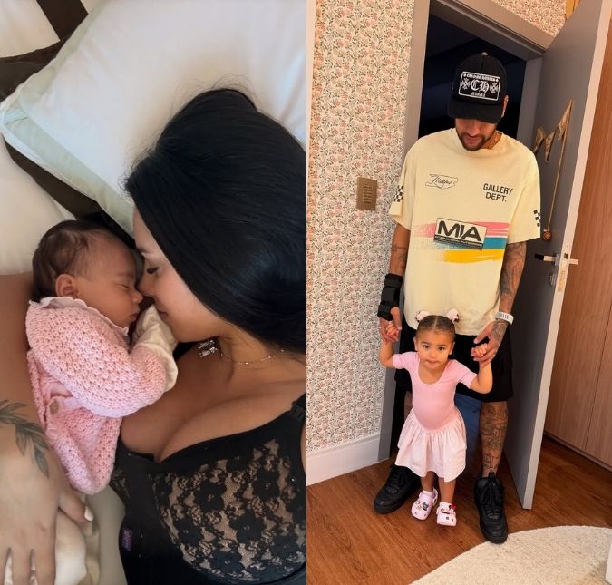 Bruna Biancardi encanta <i>web</i> ao abrir álbum com registros de momentos com Neymar Jr. e as filhas