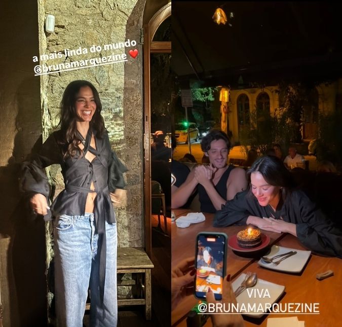 Bruna Marquezine arranca suspiros com visual recortado em comemoração intimista de aniversário