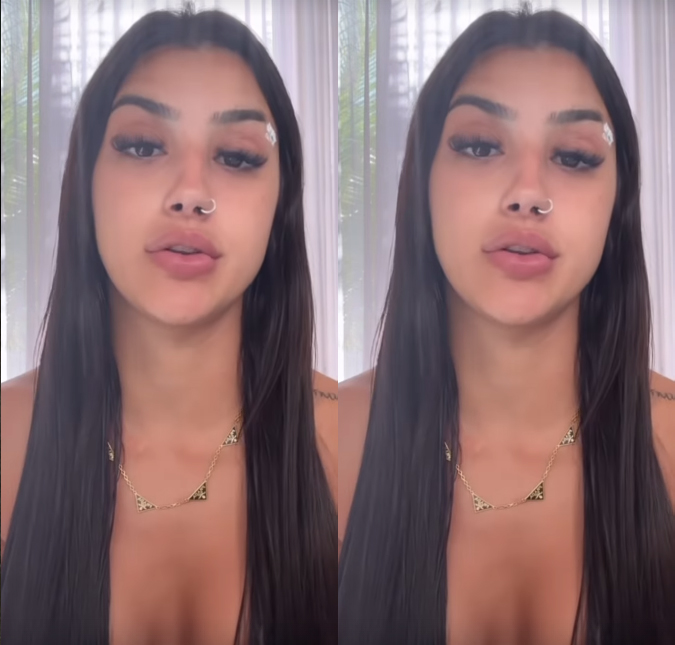 Bia Miranda reclama de busca policial em sua casa: <i>Bagunçou todo meu quarto, meu closet</i>