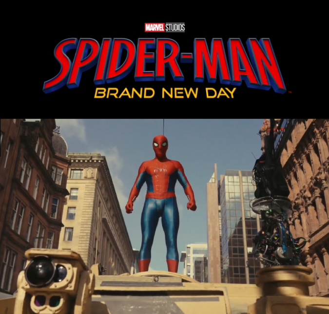Bastidores das filmagens de <I>Homem-Aranha: Um Novo Dia</I> agita internautas