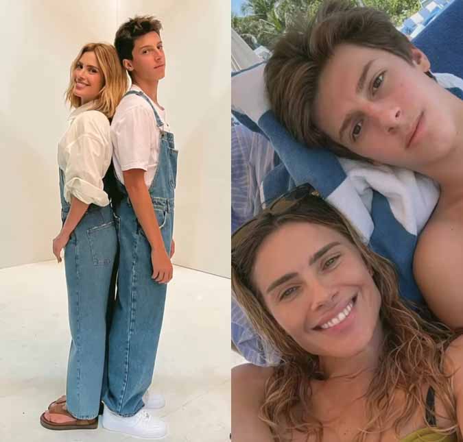 Carolina Dieckmmann celebra 18 anos de idade do filho caçula: <i>Morro de felicidade porque você existe</i>