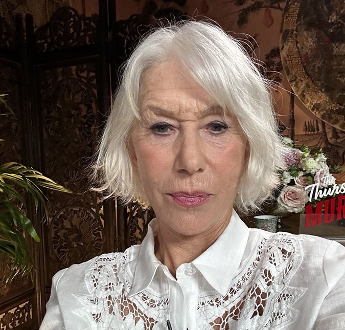 Helen Mirren revela que se incomoda com comentários sobre sua idade: <i>Não me deem esses rótulos horríveis</i>