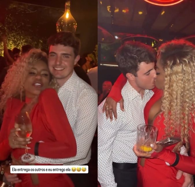 Cariúcha é flagrada aos beijos com João Augusto Liberato, filho de Gugu Liberato; veja