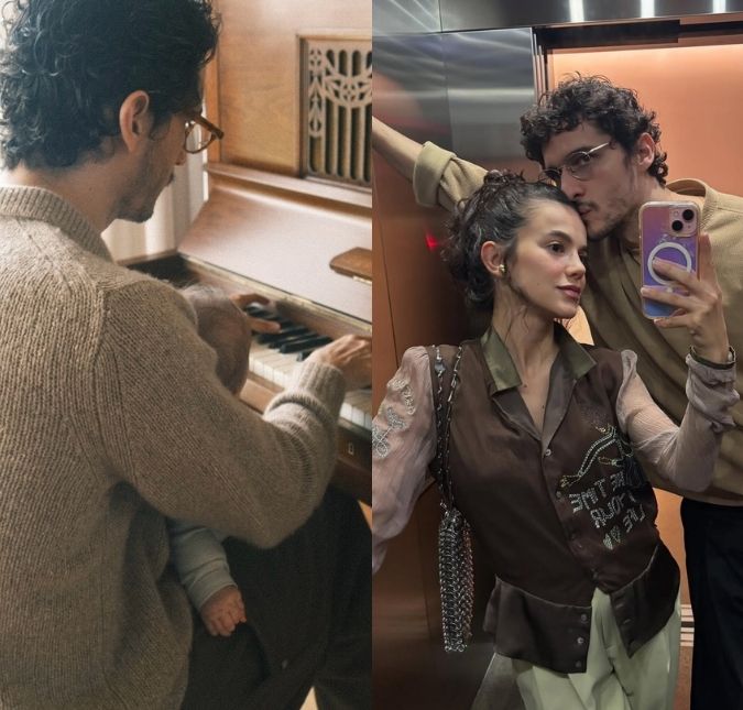 Manu Gavassi exibe clique de Julio Reis com a filha e se derrete pelo noivo: <i>O seu cuidar emociona</i>