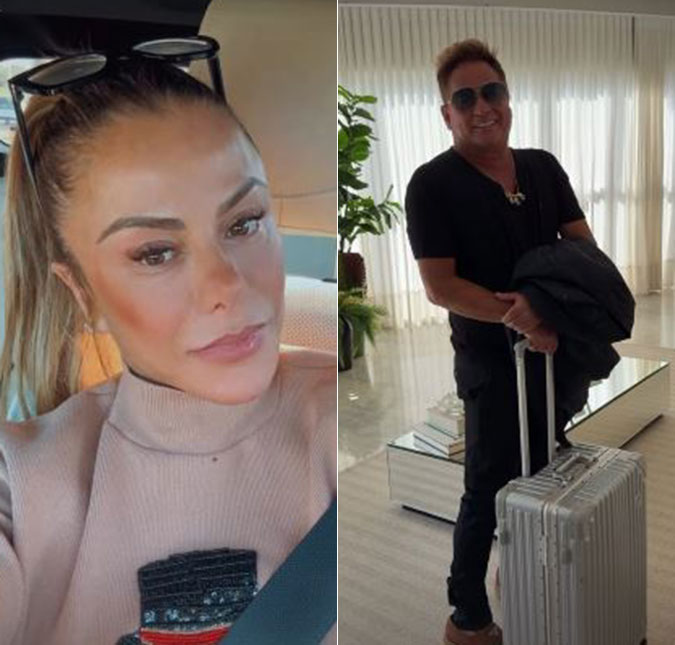 Poliana Rocha mostra momento difícil do casamento com Leonardo: <i>- Não fica um dia</i>