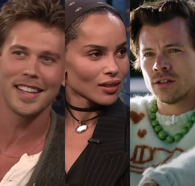 Após clima íntimo com Austin Butler, Zoë Kravitz é flagrada com Harry Styles em Roma