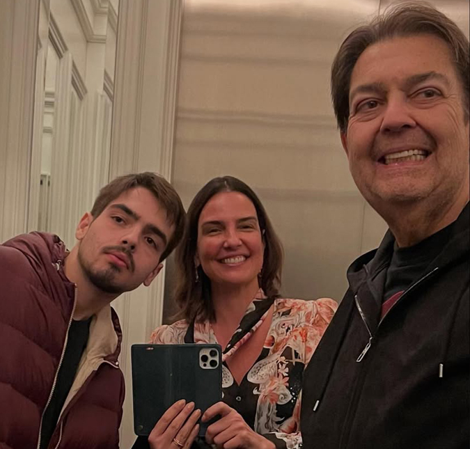 Família de Fausto Silva agradece mensagens de carinho após alta médica do apresentador