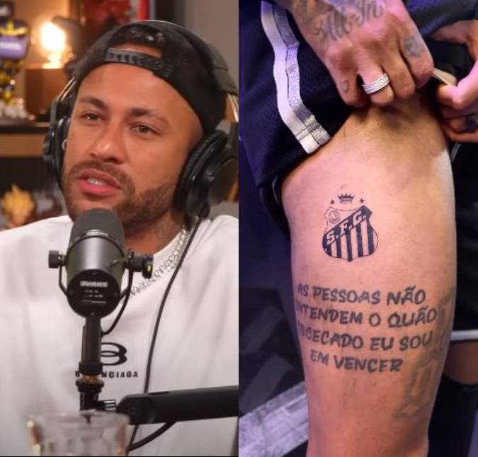 Eternizou! Neymar Jr. faz tatuagem em homenagem ao Santos. Confira algumas curiosidades sobre o craque brasileiro.