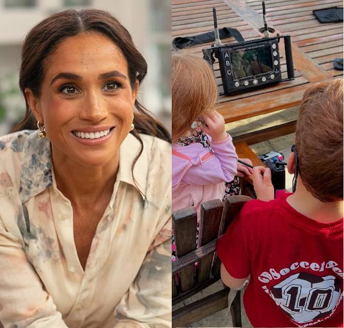 Momento fofura! Meghan Markle compartilha cliques inéditos de seus filhos com Príncipe Harry