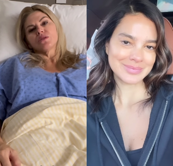 Val Marchiori recebe apoio de Vera Viel após cirurgia para retirada de tumor na mama