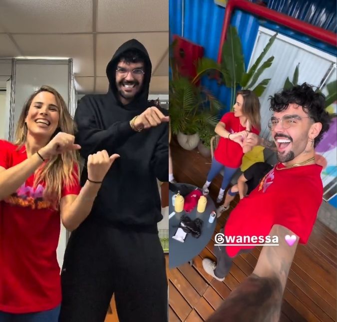 Após polêmica, Wanessa Camargo surge fazendo dancinha com Luan Pereira: <i>Ainda estou aprendendo</i>