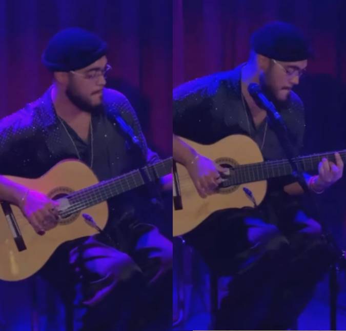 Francisco Gil volta aos palcos e emociona publico ao cantar <i>Sinais de Fogo</i> em homenagem a Preta Gil