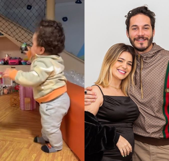 Viajando sem os filhos, Viih Tube e Eliezer recebem vídeo de Ravi dando os primeiros passos: <i>Estamos chorando</i>