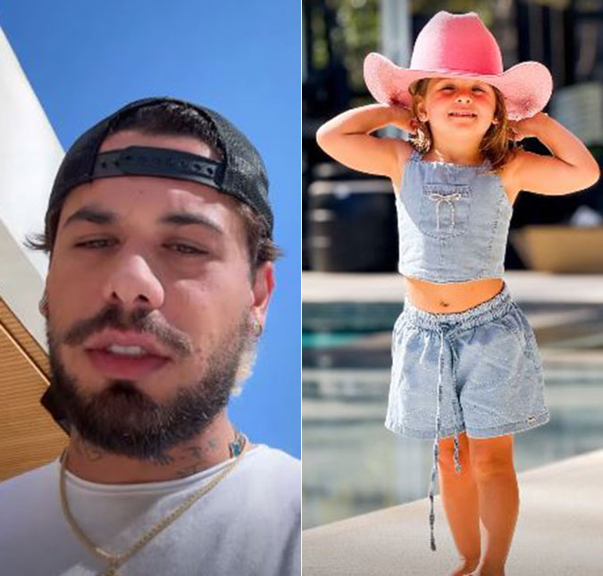 Zé Felipe mostra a filha Maria Flor com chapéu igual ao de Ana Castela e web especula romance