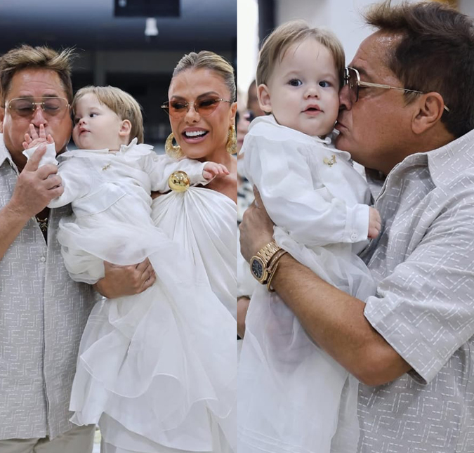 Leonardo se declara ao neto, José Leonardo: <i>Vovô ama muito</i>. Confira os melhores momentos do sertanejo com os netos