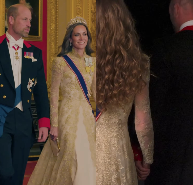 Kate Middleton e Príncipe William surgem de mãos dadas em rara demonstração de carinho em público
