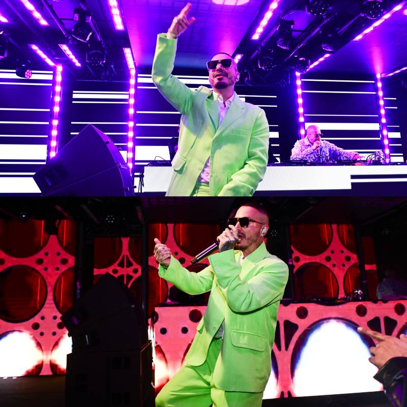 J Balvin faz <i>show</i> surpresa na <i>The Pink Party</i>