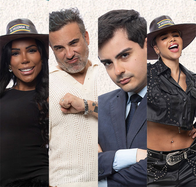 Carol Lekker, Fabiano Moraes, Dudu Camargo e Gabily estão na primeira roça de <i>A Fazenda 17</i>