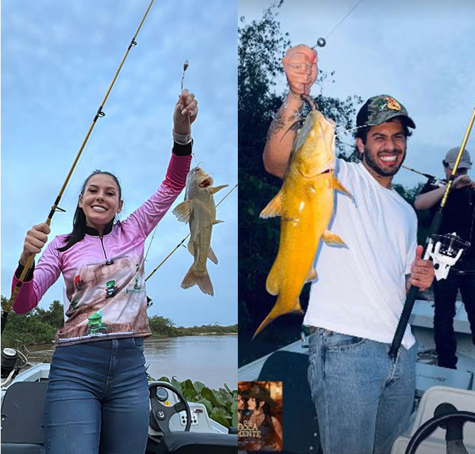 Está rolando! Ana Castela curte Pantanal e pescaria ao lado de Zé Felipe