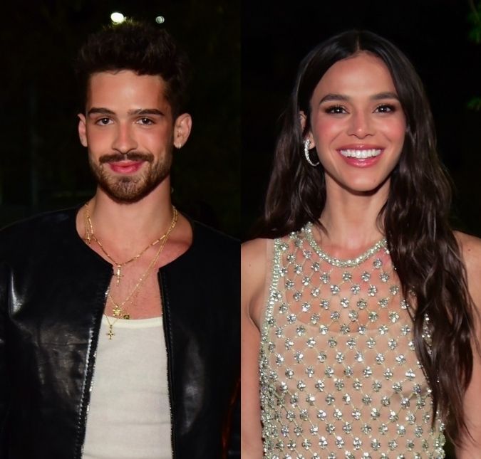 Bruna Marquezine e João Guilherme são flagrados almoçando juntos