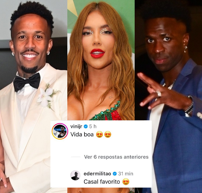 Entregou? Éder Militão chama Vini Jr. e Virginia Fonseca de <i>casal favorito</i> e agita a <i>web</i>