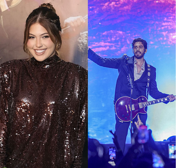Mari Menezes curte show de Gustavo Mioto em meio a rumores de <i>affair</i>
