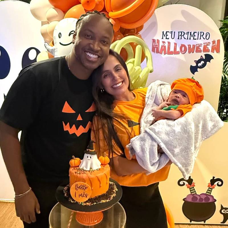 Carol Peixinho e Thiaguinho celebram primeiro mês de vida do filho. Relembre os melhores momentos de Bento