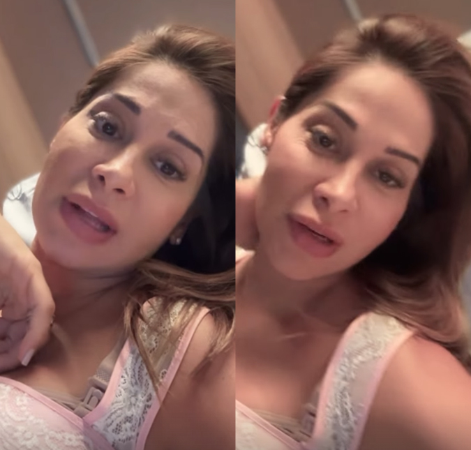 Susto! Maíra Cardi conta que filha caçula engasgou de repente