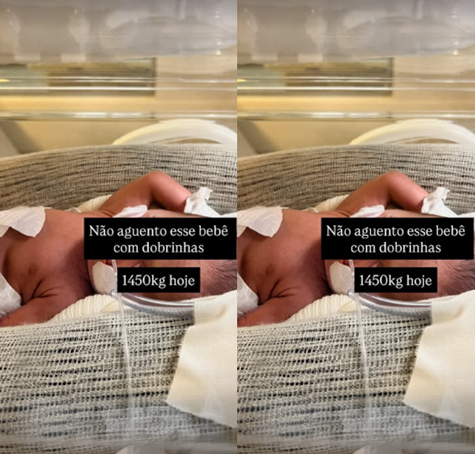 Clara Maia se derrete pelas dobrinhas do filho: <i>Não aguento</i>. Veja o que ela e André Coelho já falaram sobre o filho Theo